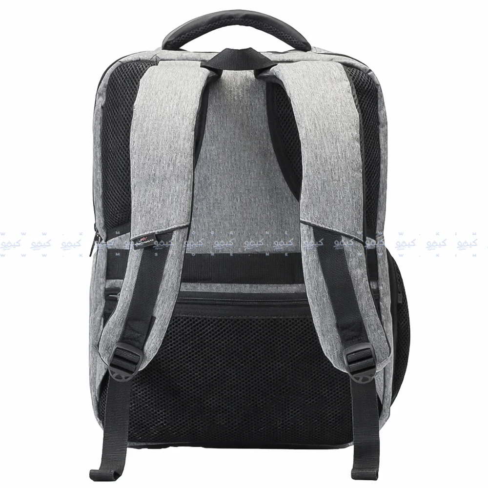 Lavvento BG847 15.6 Inch Laptop Backpack - Gray - Image 3