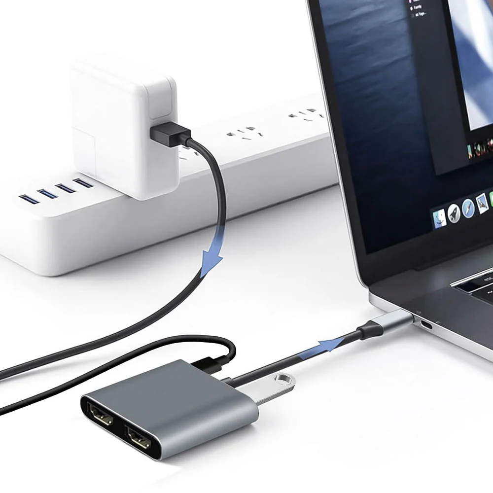 Lavvento CV152 4in1 Type-C 4K HUB Converter - Image 4