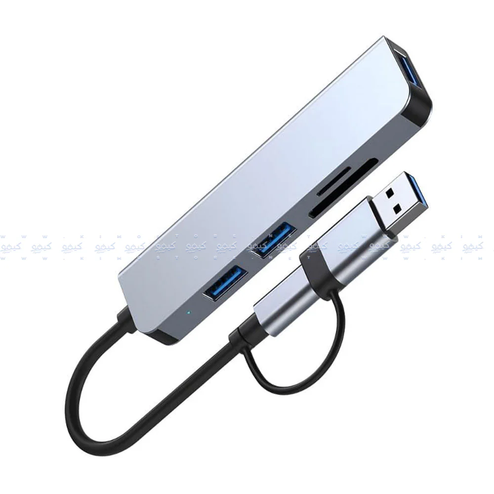 Lavvento CV567 5in2 Type-C + USB HUB Converter - Image 2
