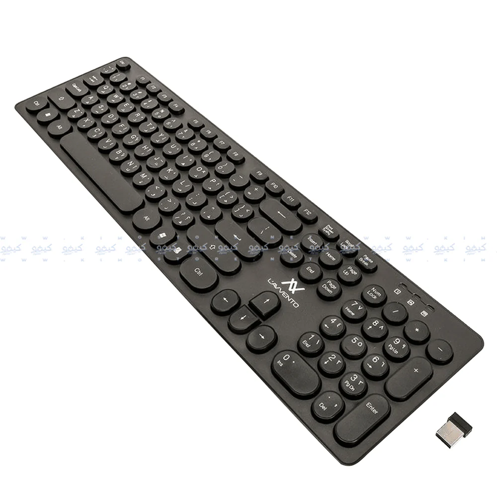 Lavvento KB206 Wireless Keyboard English & Arabic - Image 2