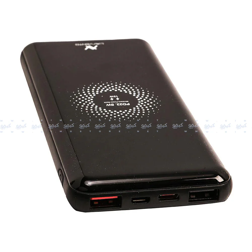 Lavvento MP125 QI Wireless Power Bank 2x USB + Micro + Type-C 22.5W Fast Charging 10000mAh - Black - Image 5