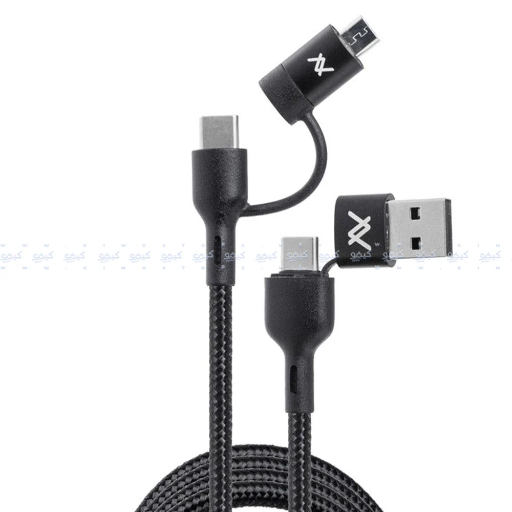 Lavvento MP299 USB + Type-C To Type-C + Micro 4in1 Cable 22.5W Fast Charging 1m - Image 3