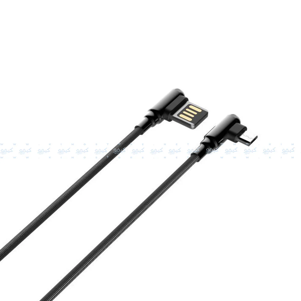 Ldnio LS422 USB To Micro Cable 90° Angle 2.4A Fast Charging 2m - Image 2
