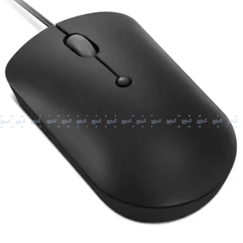 Lenovo 400 Type-C Wired Mouse 2400Dpi - Black - Image 2