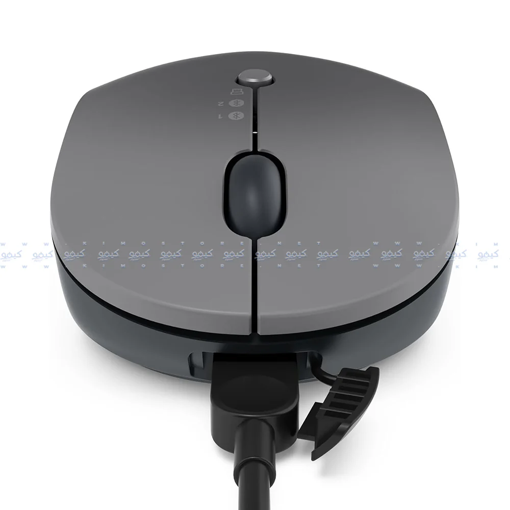 Lenovo Go Triple Mode Rechargeable Bluetooth Wireless Mouse 2400Dpi - Storm Grey - Image 6