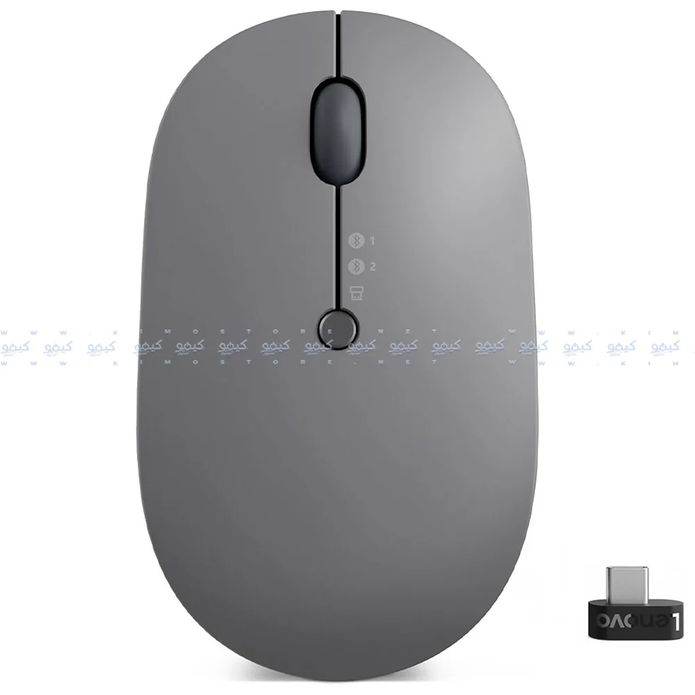 Lenovo Go Type-C Wireless Mouse 2400Dpi - Storm Grey