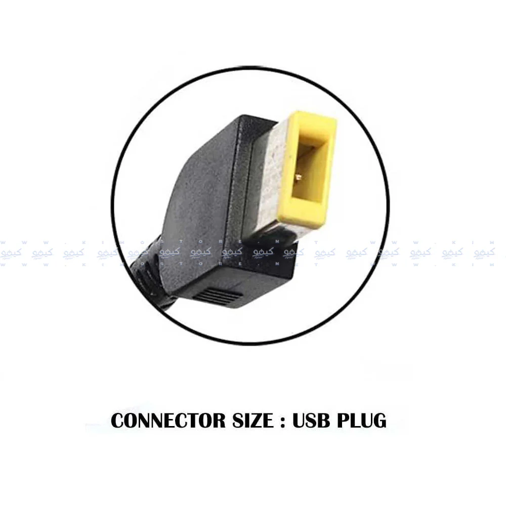 Lenovo Laptop Charger 20V-3.25A (USB Square Pin) - Image 3