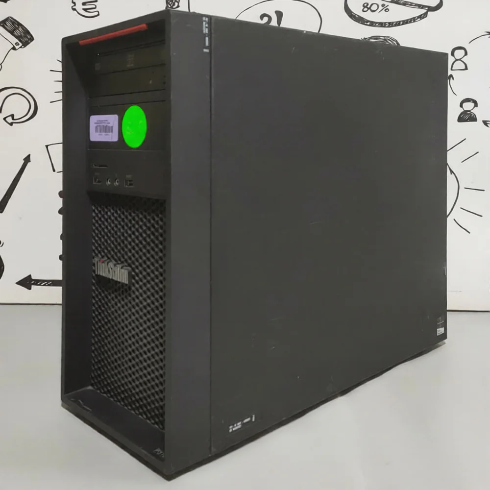 Lenovo ThinkStation P310 Tower PC (Intel Xeon E3-1245 V5 - 8GB DDR4 - No Hard - Intel HD Graphics) Original Used - Image 3