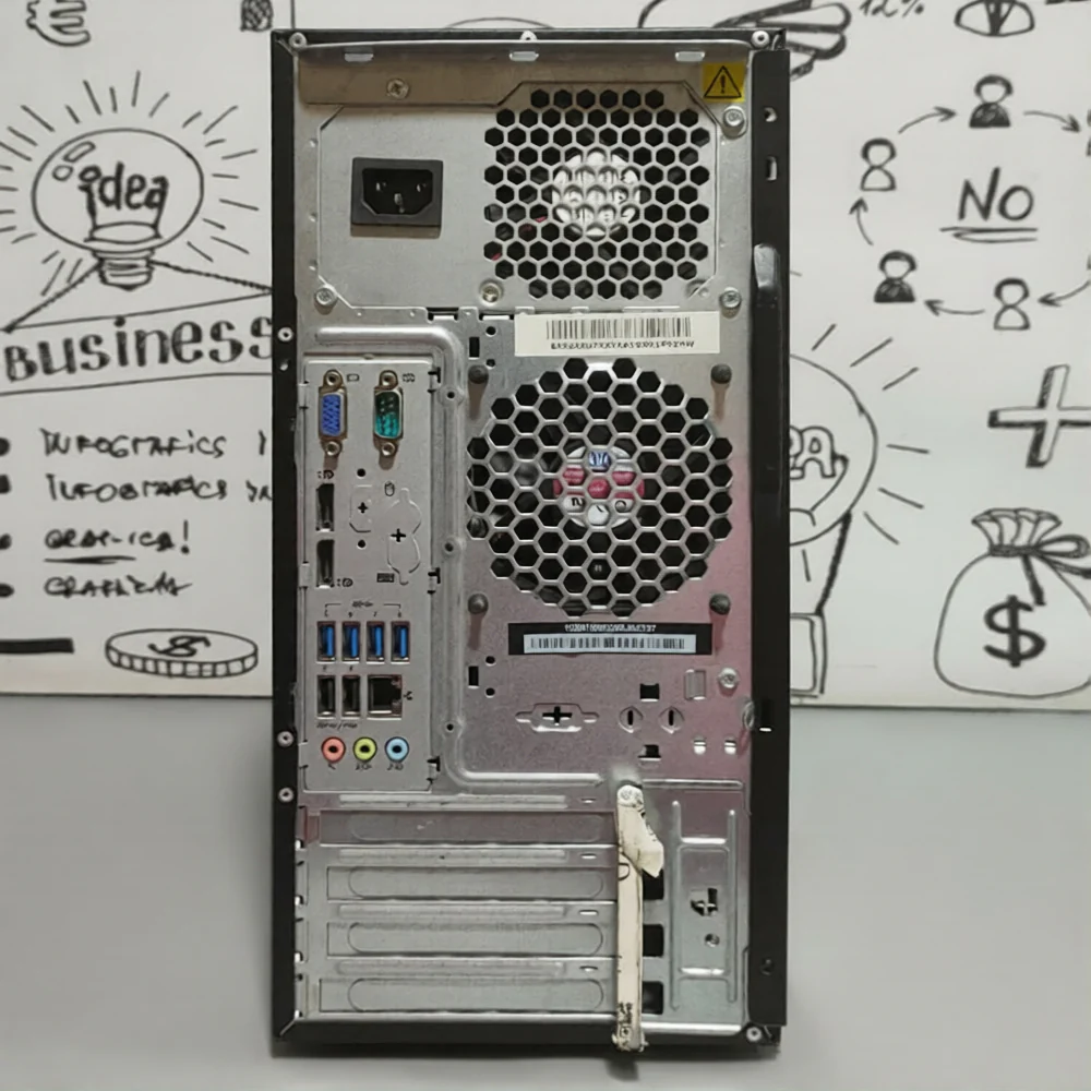 Lenovo ThinkStation P310 Tower PC (Intel Xeon E3-1245 V5 - 8GB DDR4 - No Hard - Intel HD Graphics) Original Used - Image 4