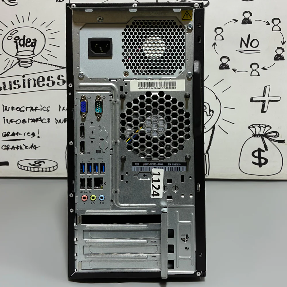 Lenovo ThinkStation P320 Tower PC (Intel Xeon E3-1245 V5 - 8GB DDR4 - No Hard - Intel HD Graphics) Original Used - Image 4