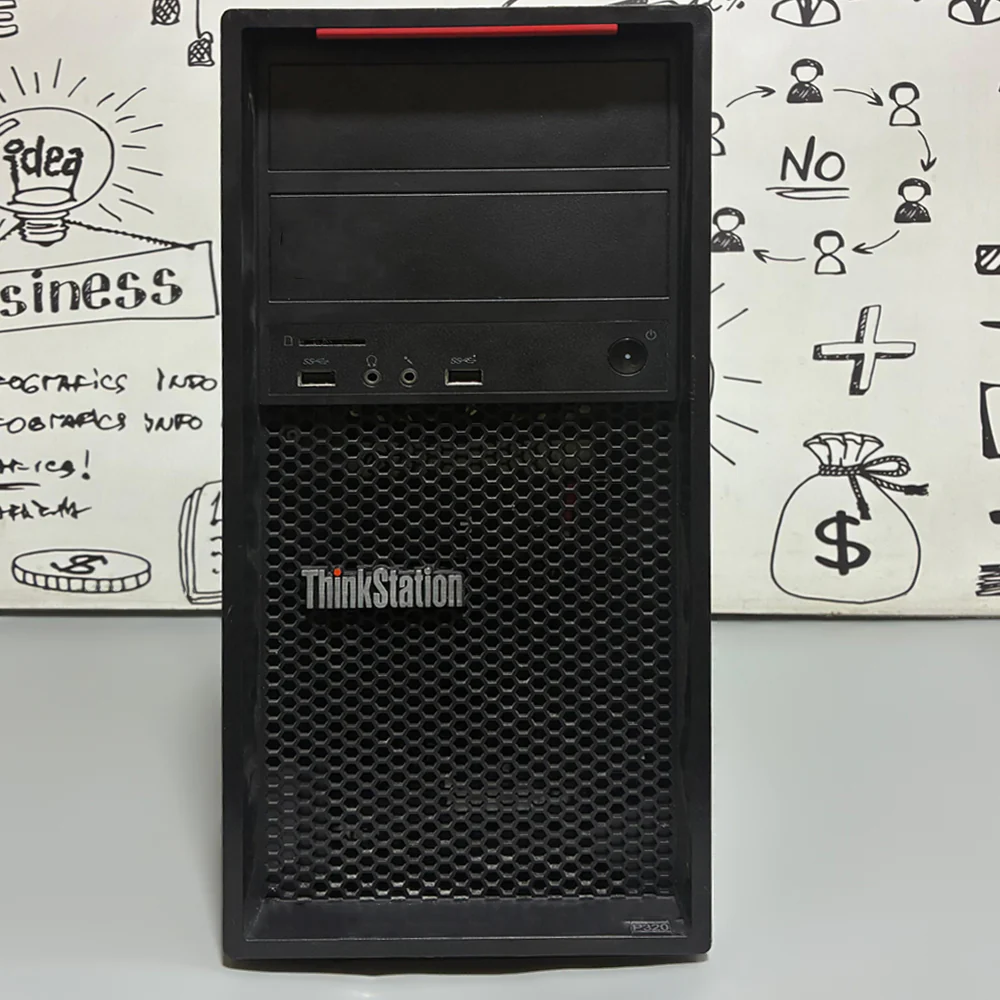 Lenovo ThinkStation P320 Tower PC (Intel Xeon E3-1245 V6 - 8GB DDR4 - No Hard - Intel HD Graphics) Original Used - Image 3