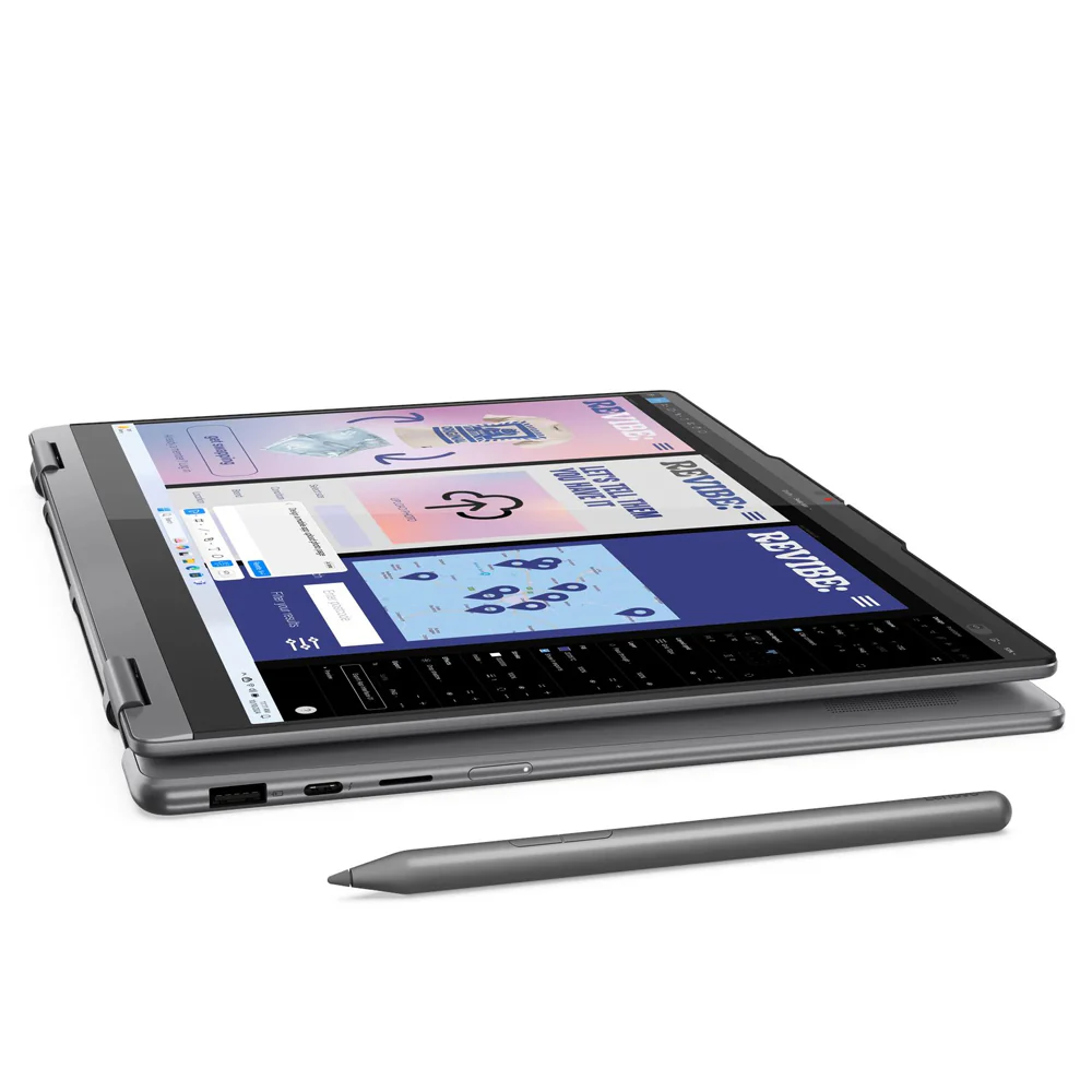 Lenovo Yoga 7 14ILL10 2in1 Laptop (Intel Ultra 7 258V - 32GB Ram - M.2 NVMe 1TB - Intel Arc 140V Graphics - 14.0 Inch 2.8K WQXGA+ Touchscreen 360° - Lenovo Yoga Pen - Win11) - Luna Grey - Image 7