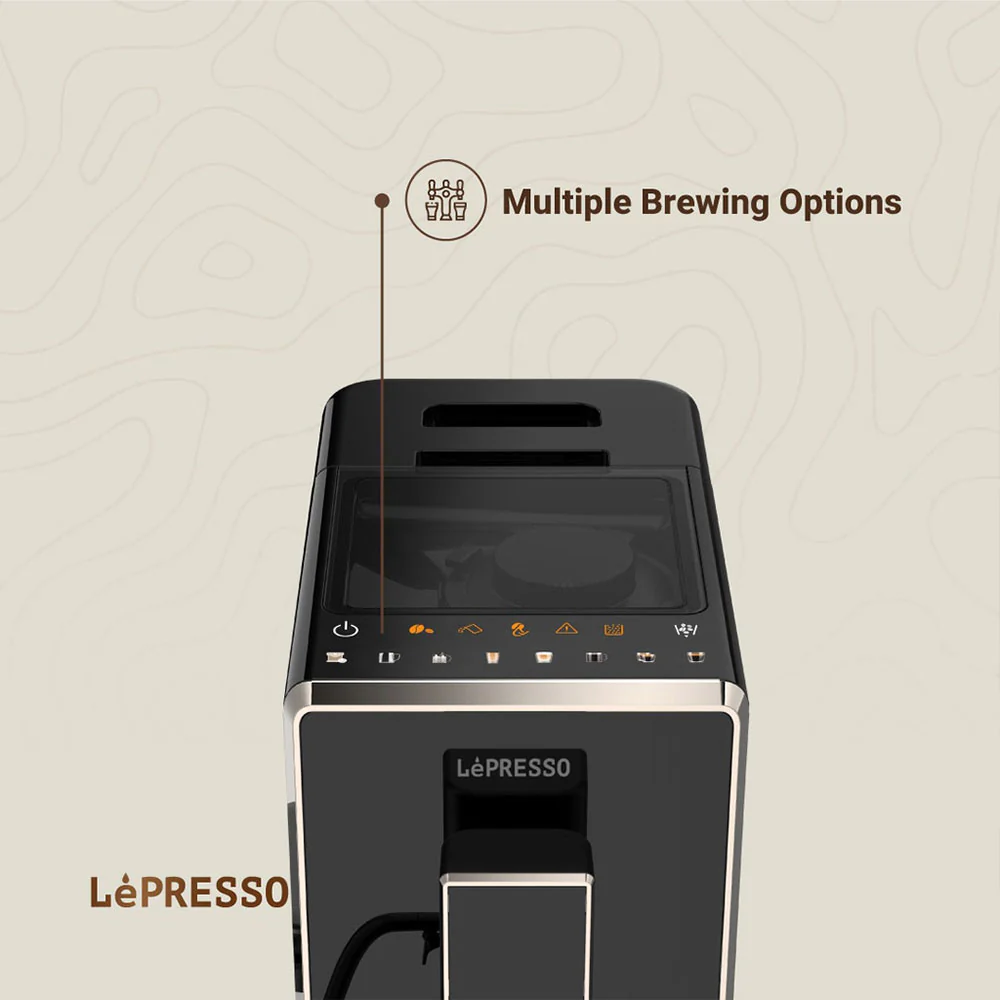 LePresso Espresso Coffee Maker LPCFFM0003-BK 1350W - Image 5