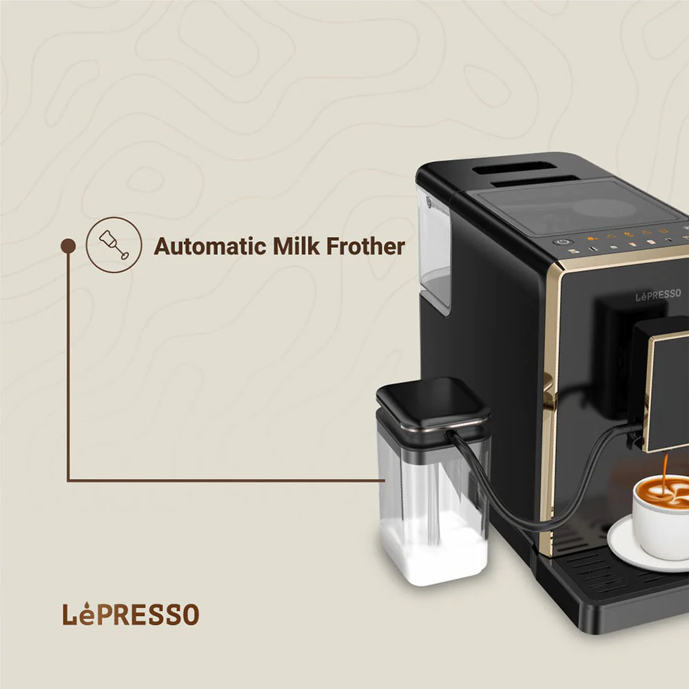 LePresso Espresso Coffee Maker LPCFFM0003-BK 1350W - Image 6