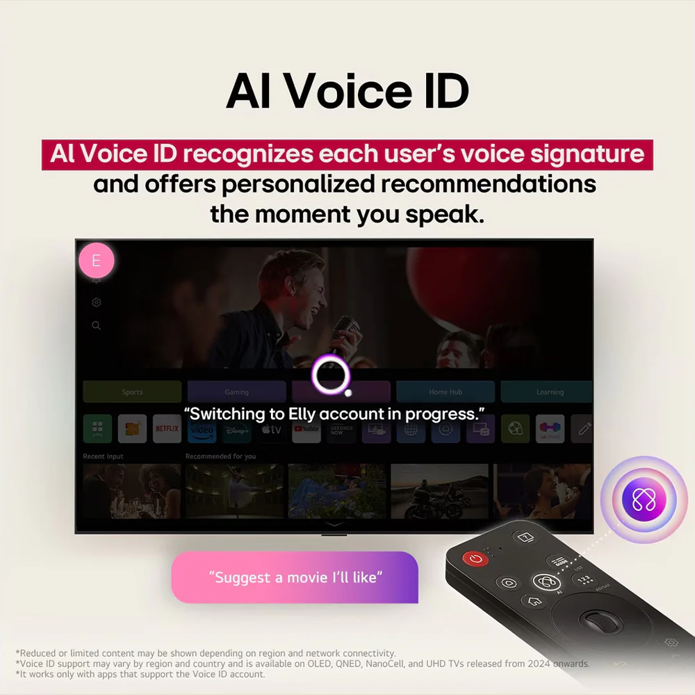 LG UA85 55UA84006LB 55 Inch 4K Smart TV With Built-In Receiver + AI Magic Remote - Image 8