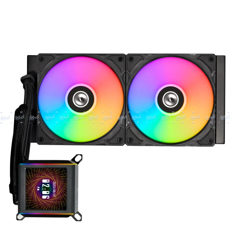 Lian Li Galahad II LCD 280mm ARGB AIO CPU Liquid Cooler - Black