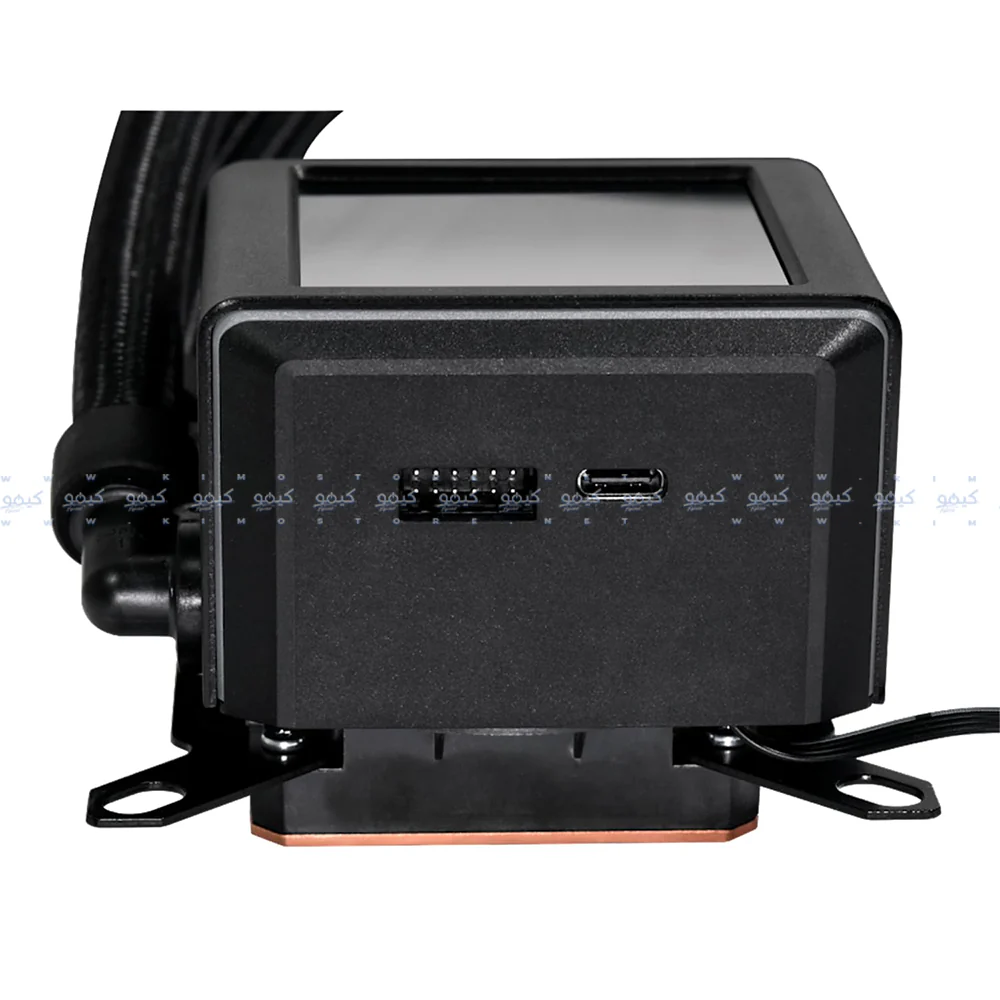 Lian Li Galahad II LCD 280mm ARGB AIO CPU Liquid Cooler - Black - Image 4