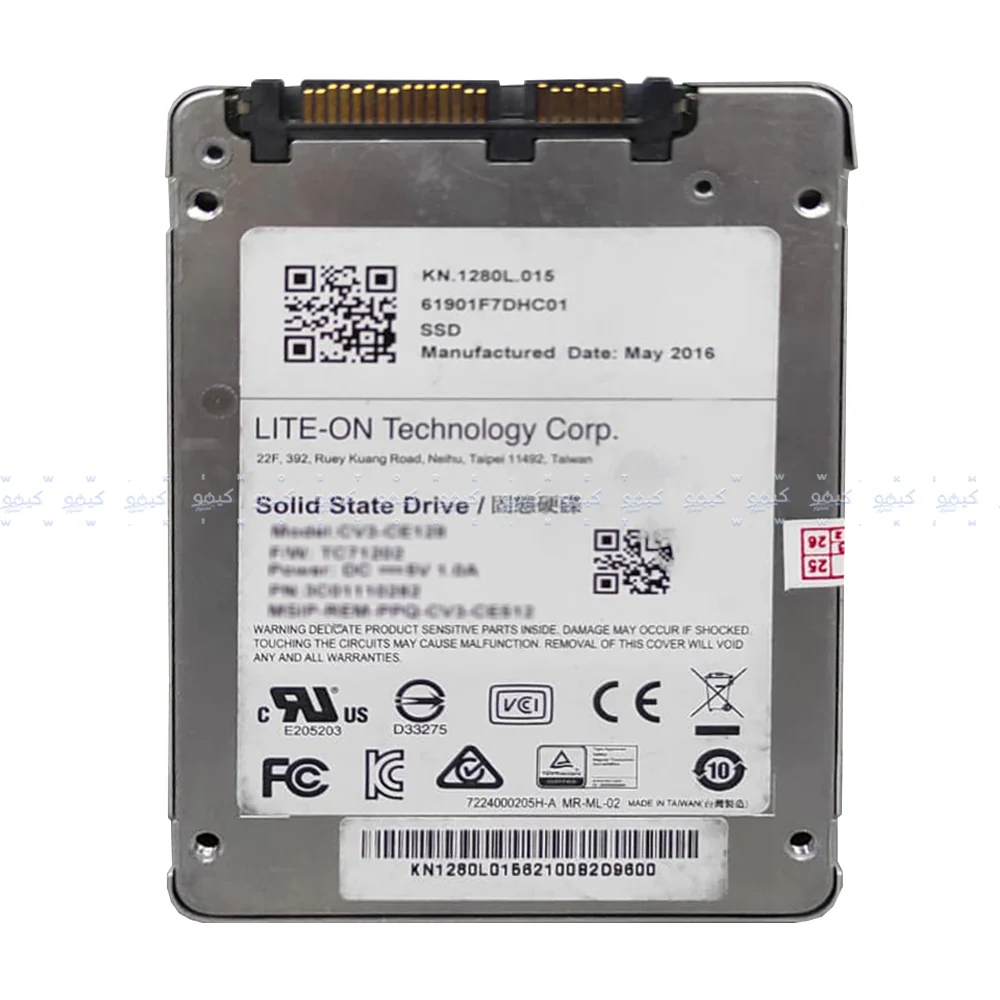 Lite-On 128GB SATA M.2 SSD (Original Used)