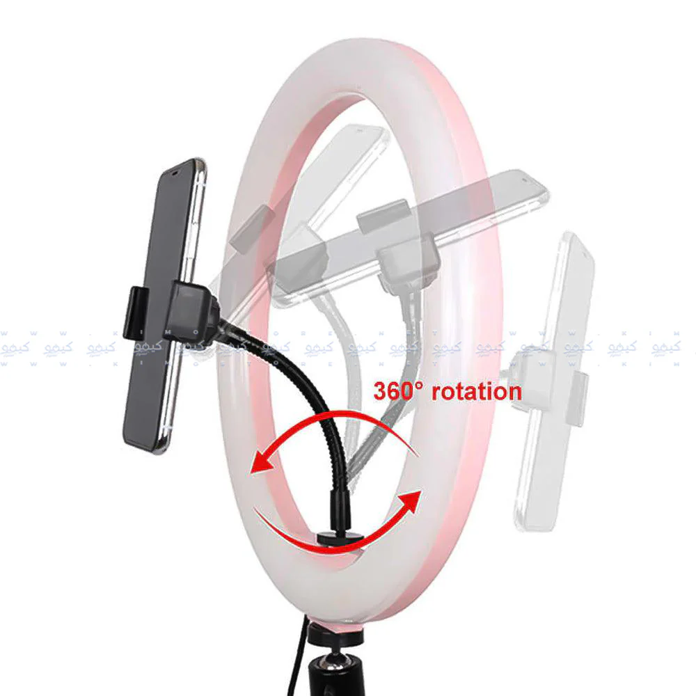 LJJ-36 LED Selfie Ring Light 36cm With Phone Holder - Image 5