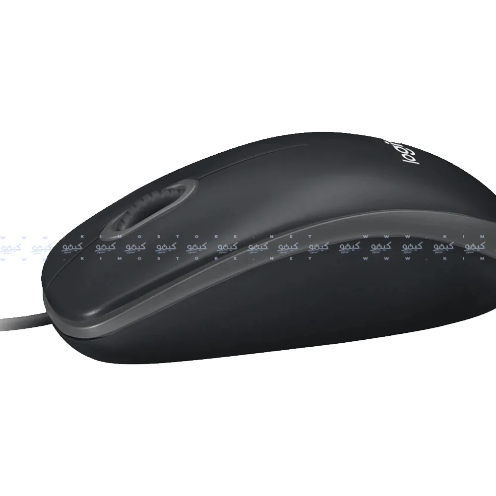 Logitech B100 Wired Mouse 1000Dpi - Black - Image 3