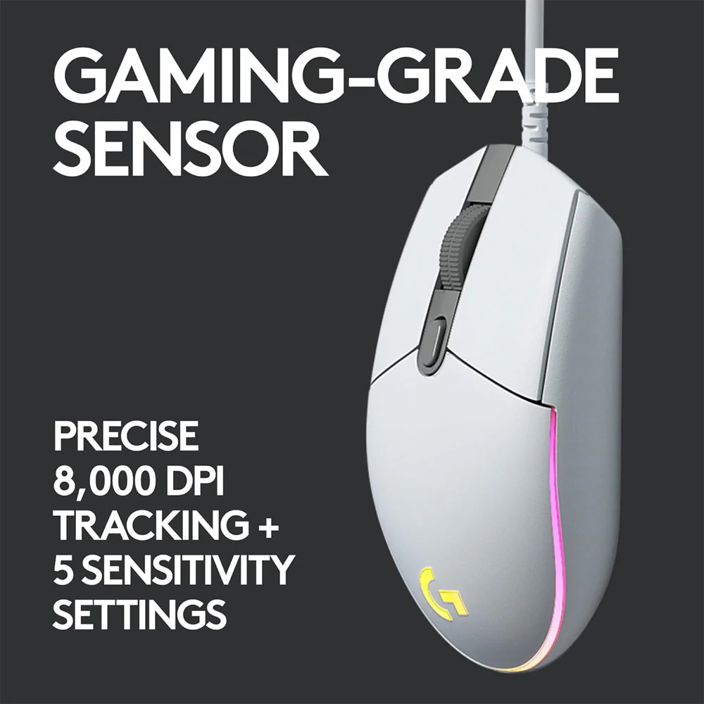 Logitech G102 Lightsync Wired RGB Gaming Mouse 8000Dpi - Image 11