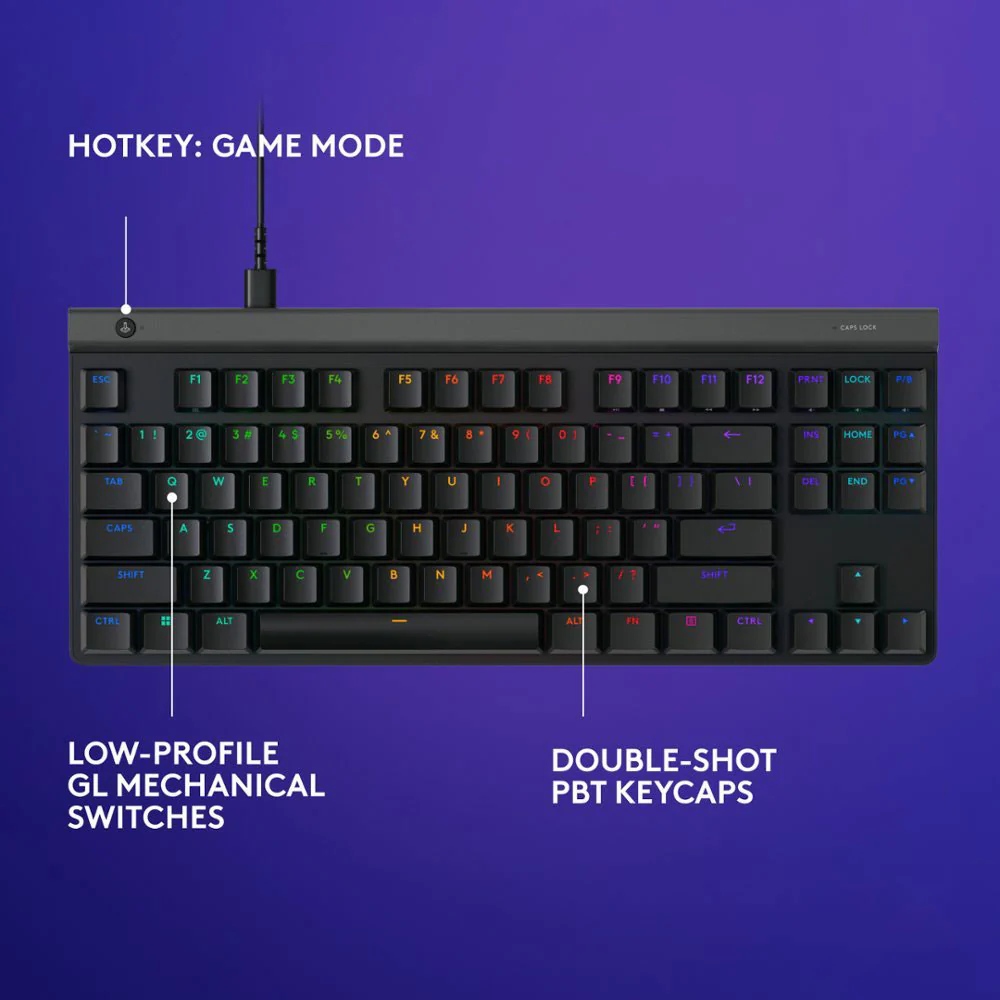 Logitech G515 TKL Wired Gaming Keyboard English & Arabic - Image 5