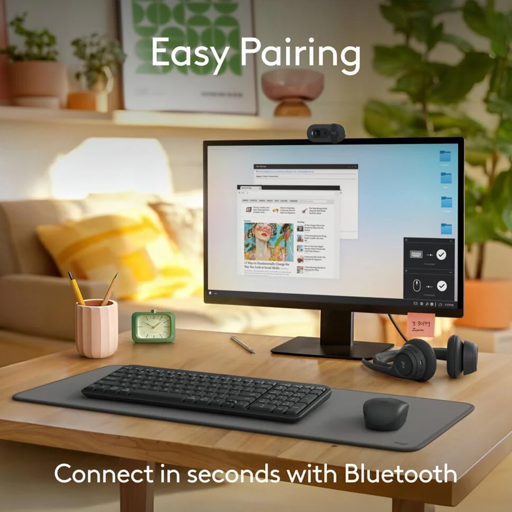 Logitech K250 Compact Bluetooth Keyboard English & Arabic - Image 5