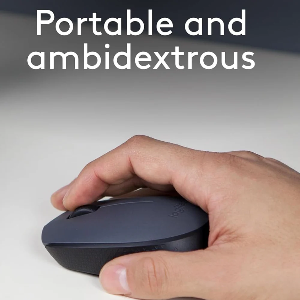 Logitech M170 Wireless Mouse 1000Dpi - Gray - Image 8