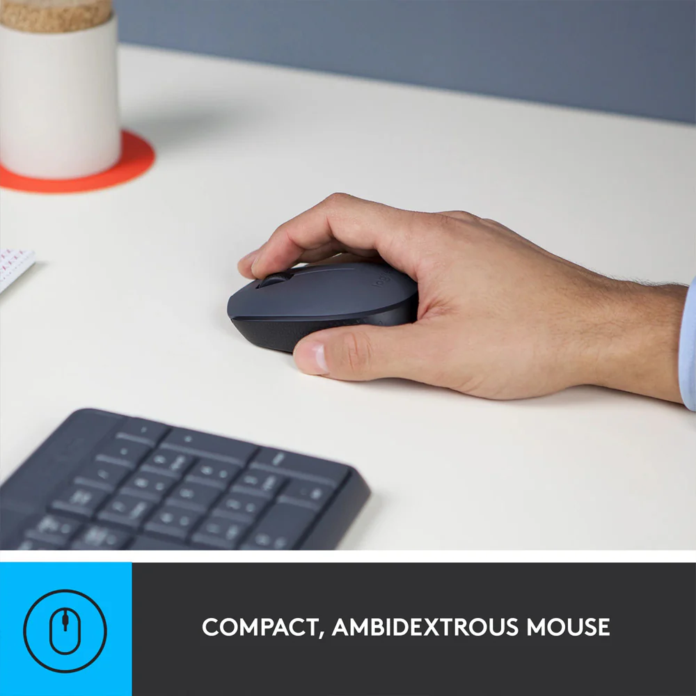 Logitech MK235 Wireless Keyboard + Mouse Combo English & Arabic - Image 11