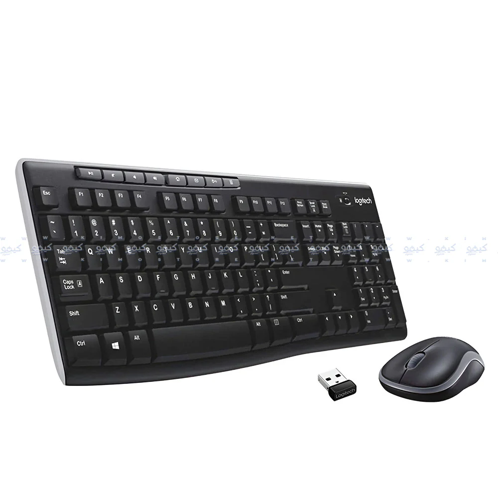 Logitech MK270 Wireless Keyboard + Mouse Combo English & Arabic - Image 2