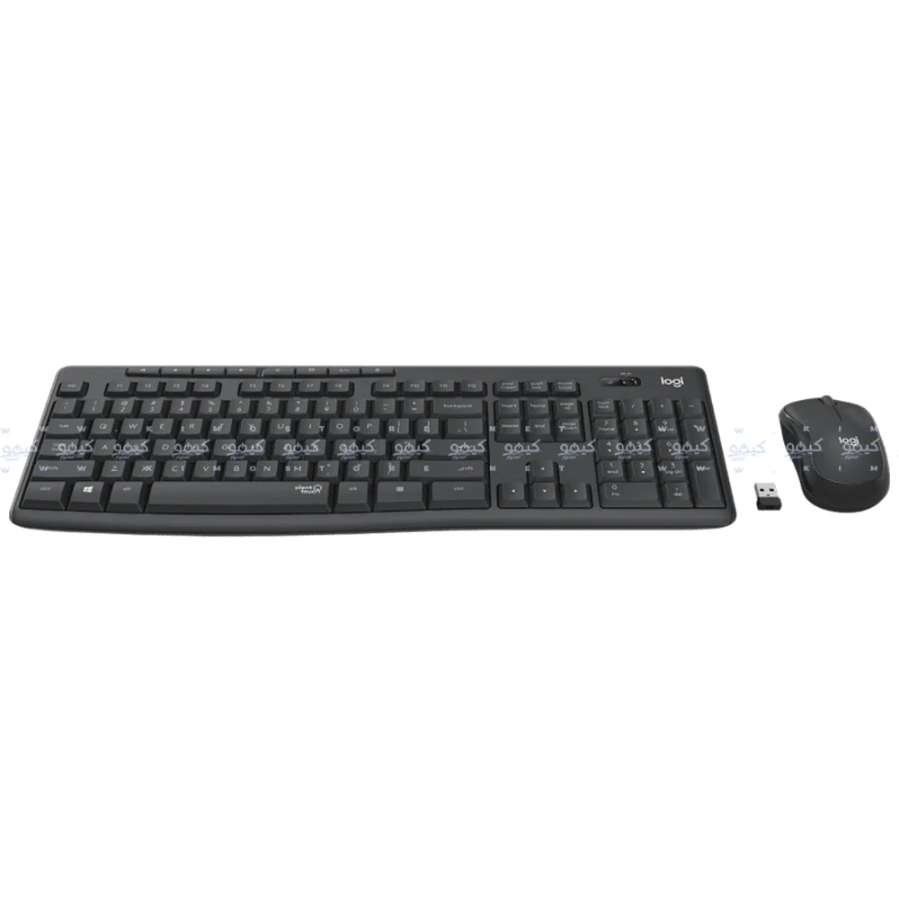 Logitech MK295 Wireless Keyboard + Mouse Combo English & Arabic - Image 2
