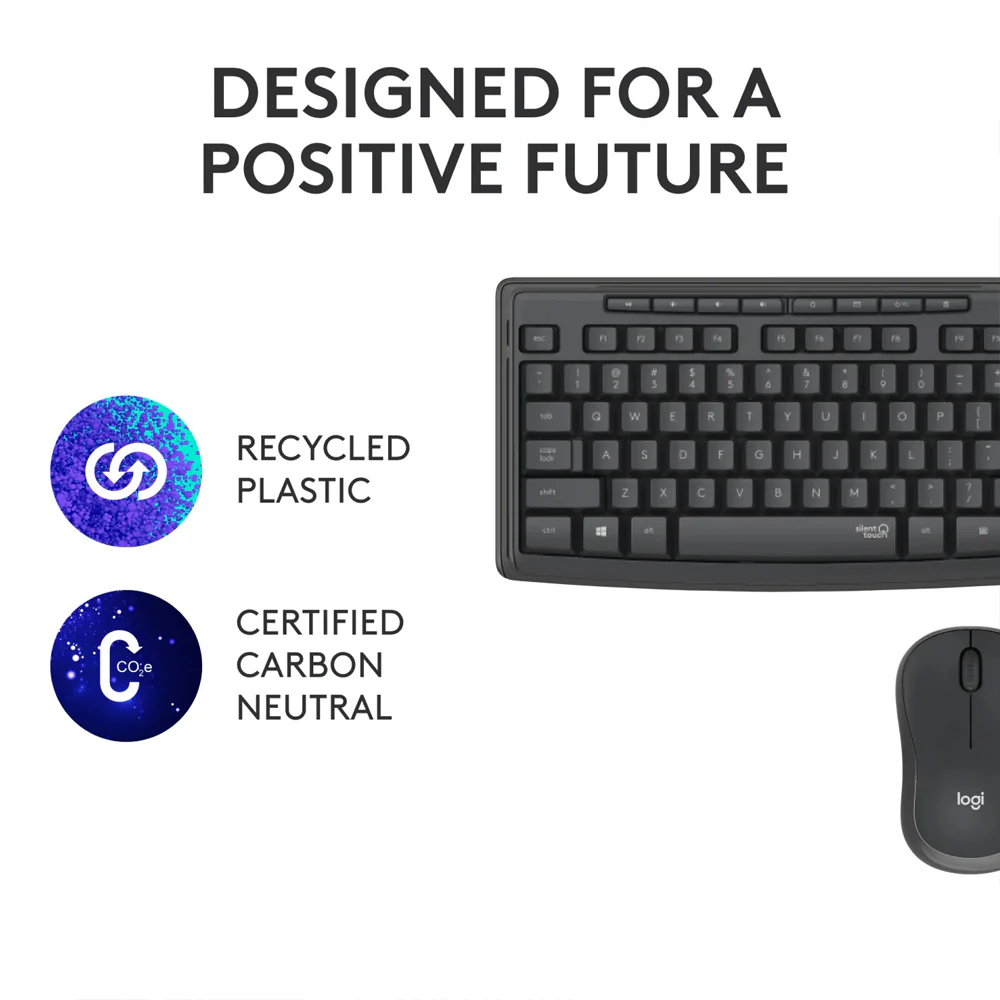 Logitech MK295 Wireless Keyboard + Mouse Combo English & Arabic - Image 7