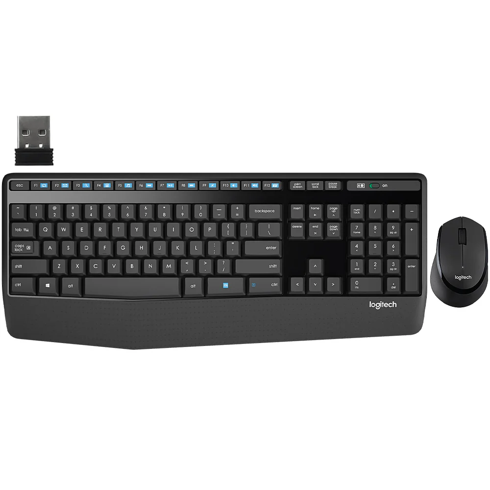 Logitech MK345 Comfort Wireless Keyboard + Mouse Combo English & Arabic