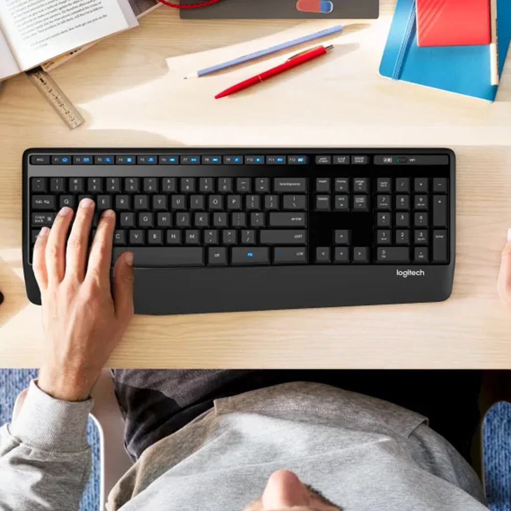 Logitech MK345 Comfort Wireless Keyboard + Mouse Combo English & Arabic - Image 13