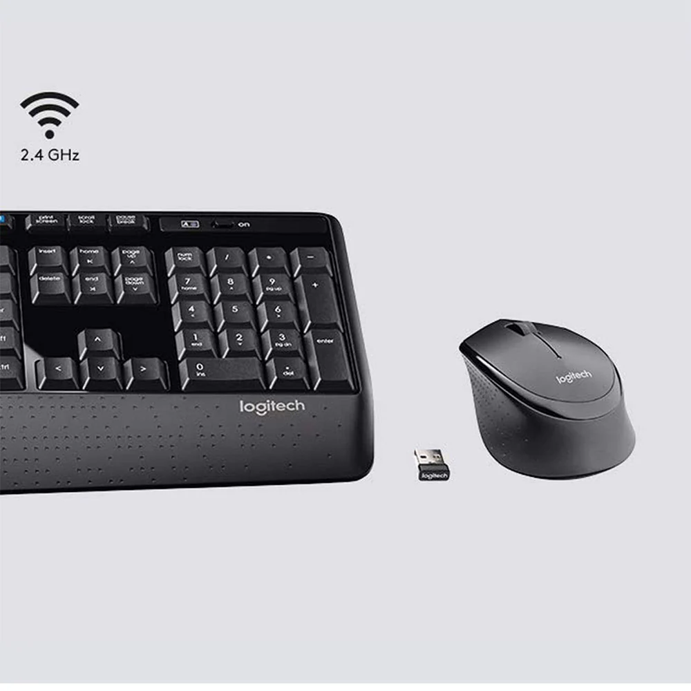 Logitech MK345 Comfort Wireless Keyboard + Mouse Combo English & Arabic - Image 6