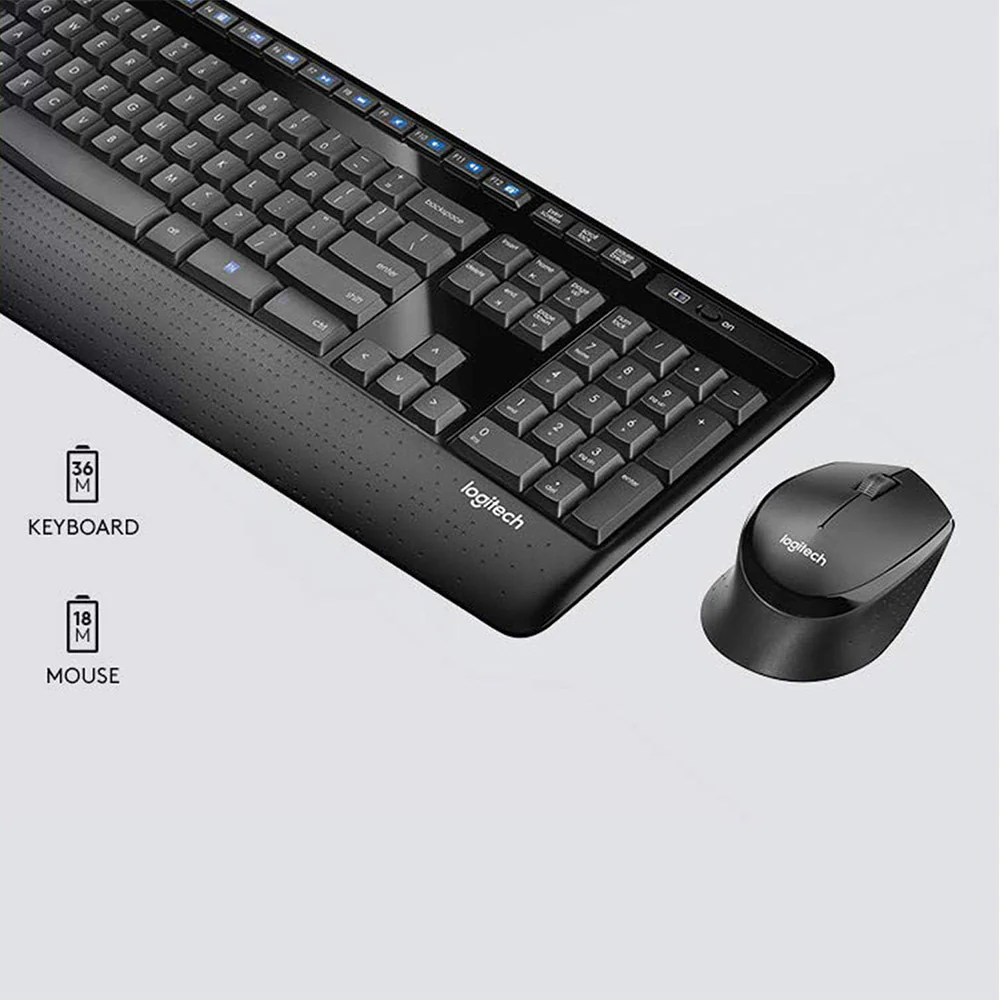 Logitech MK345 Comfort Wireless Keyboard + Mouse Combo English & Arabic - Image 7