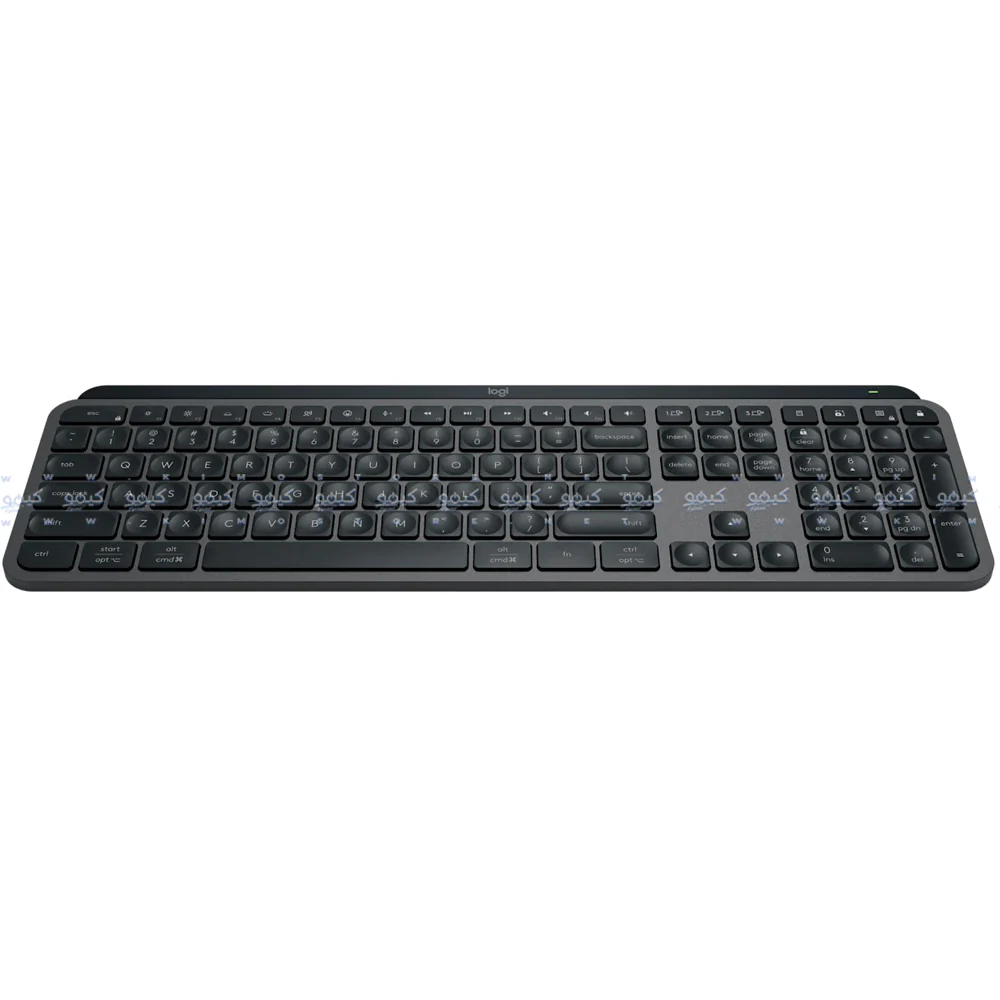 Logitech MX Keys S Rechargeable Dual Mode Bluetooth Wireless Keyboard English & Arabic - Graphite - Image 3