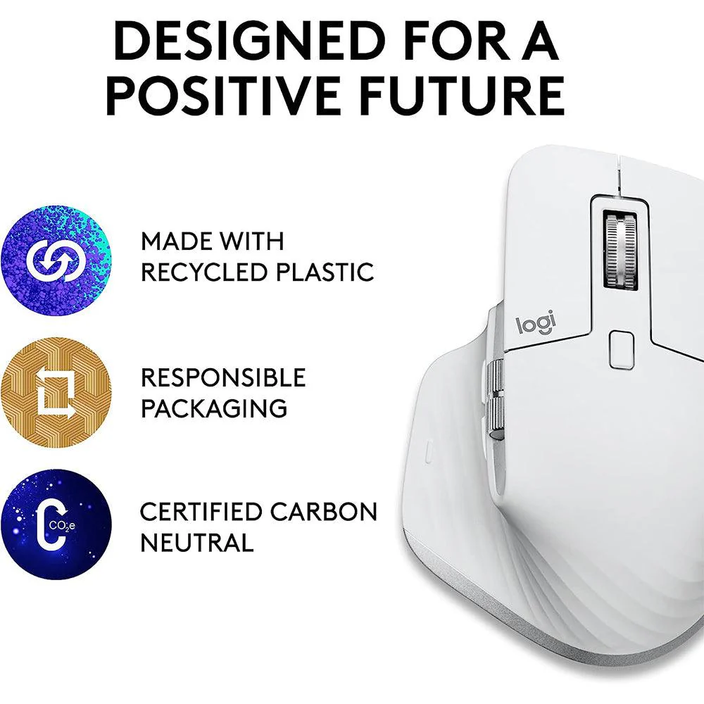 Logitech Mx Master 3S Dual Mode Bluetooth Wireless Mouse 8000Dpi - Image 15