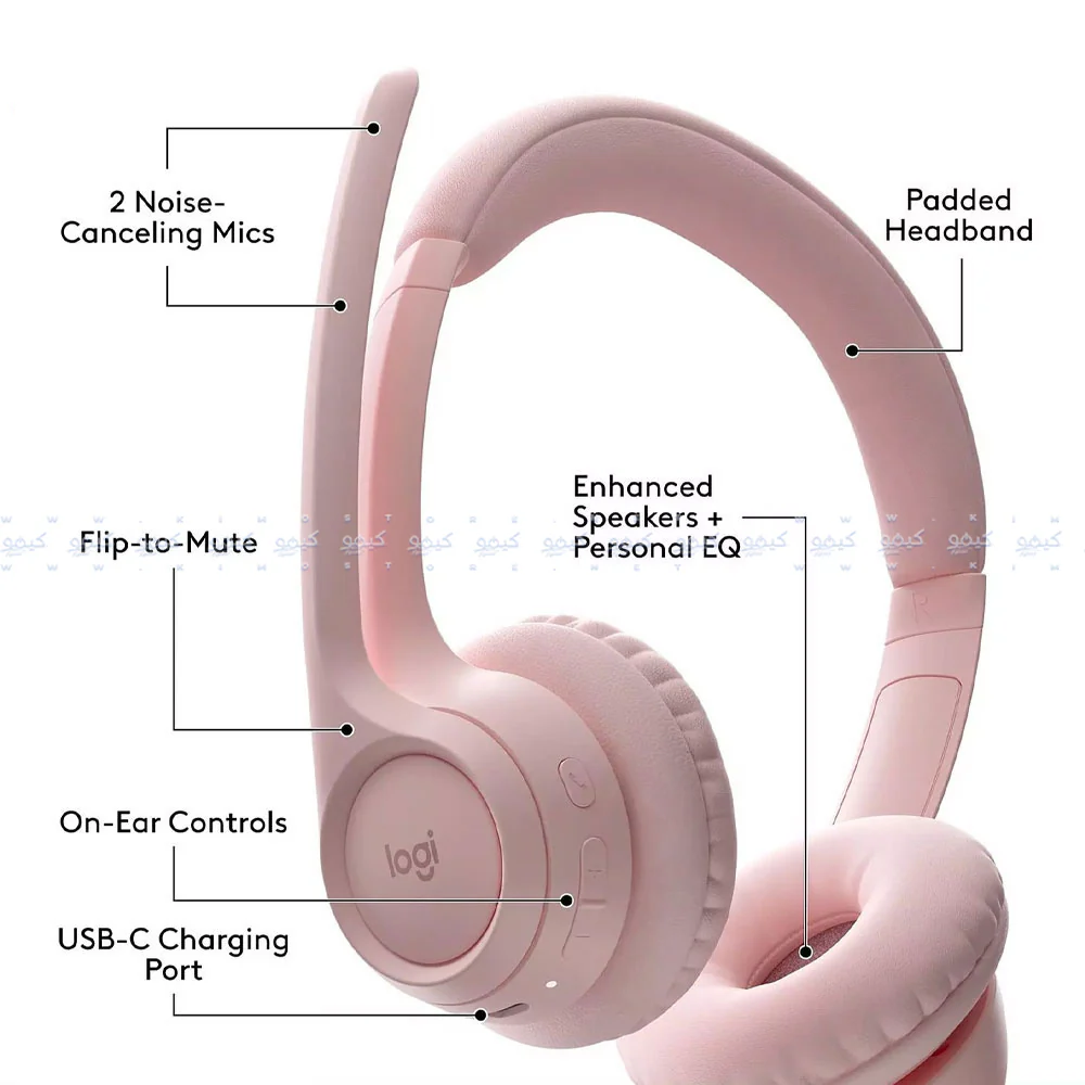Logitech Zone 300 Bluetooth Wireless Headset With Noise-Cancelling Mic - Image 14