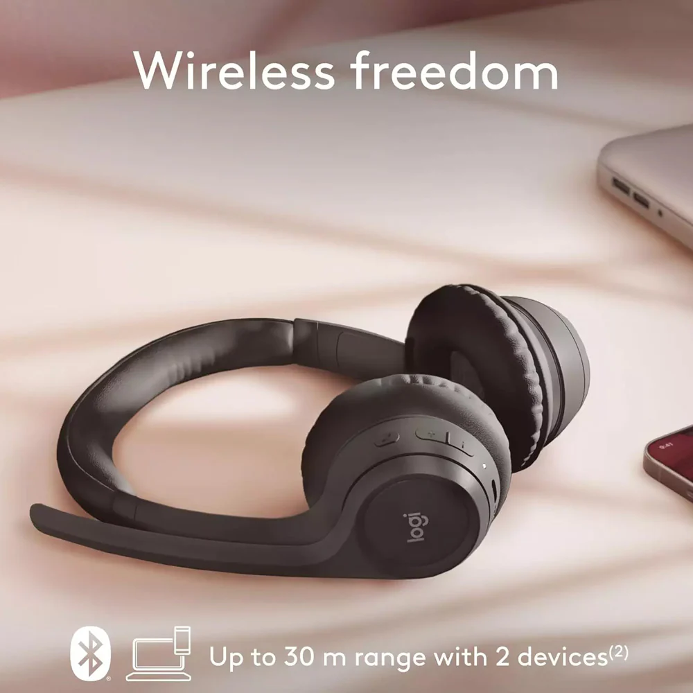 Logitech Zone 300 Bluetooth Wireless Headset With Noise-Cancelling Mic - Image 17