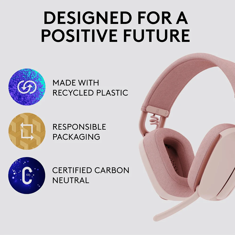 Logitech Zone Vibe 100 Bluetooth Wireless Headset With Noise-Cancelling Mic - Image 17