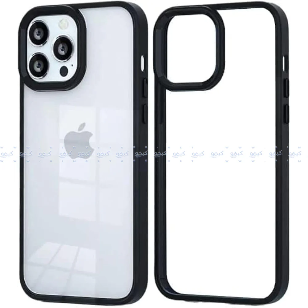 Magic Mask Phone Silicone Transparent Cover iPhone 11 Pro Max - Black