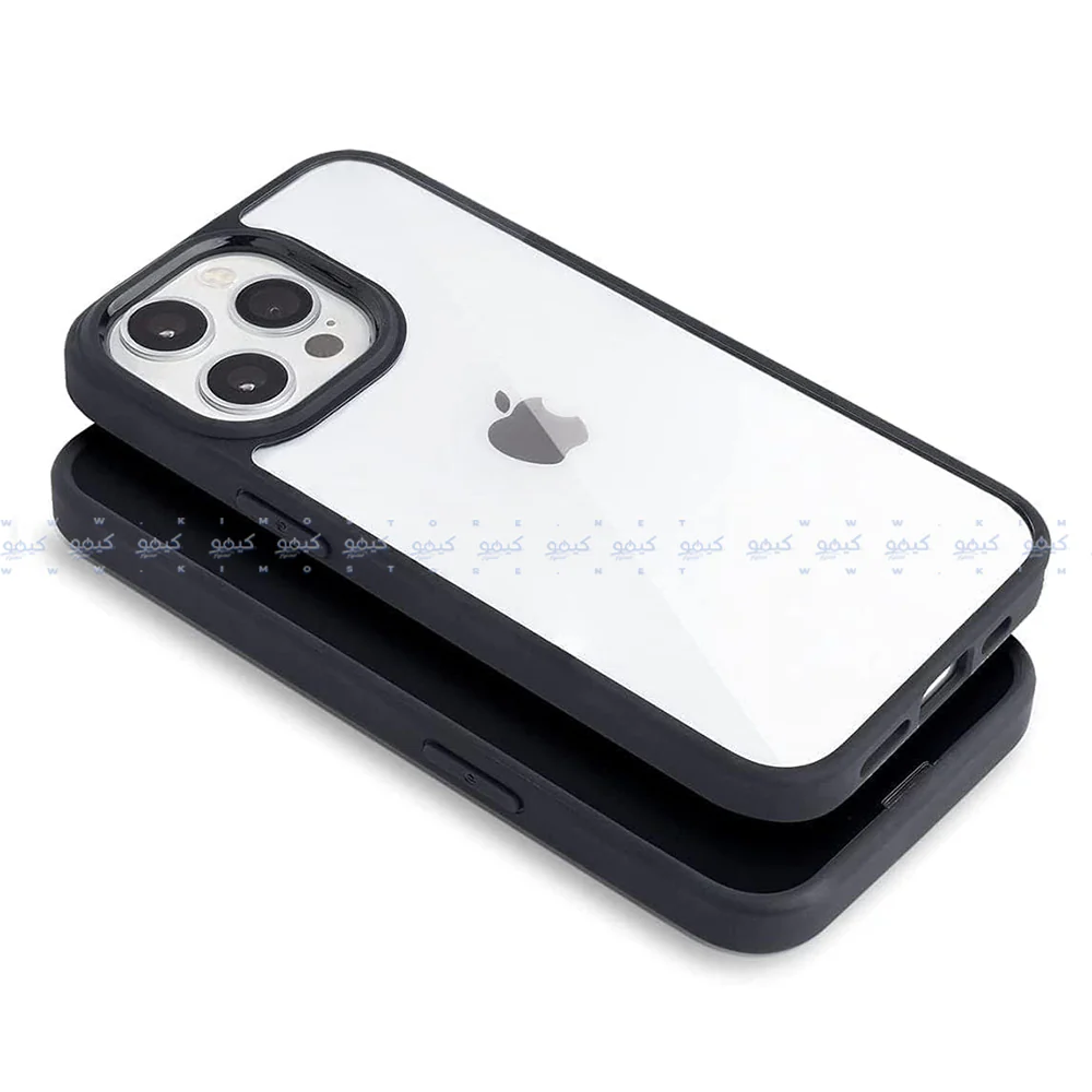 Magic Mask Phone Silicone Transparent Cover iPhone 11 Pro Max - Black - Image 2