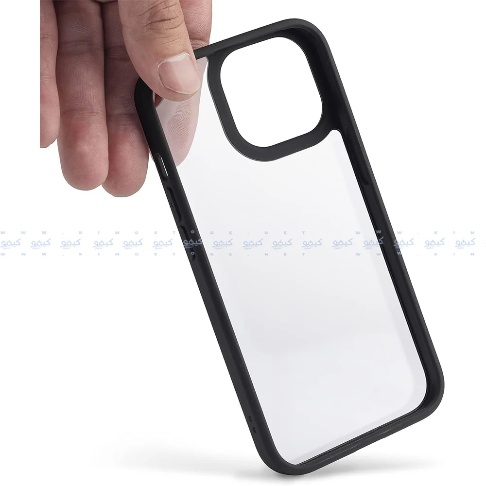 Magic Mask Phone Silicone Transparent Cover iPhone 11 Pro Max - Black - Image 4