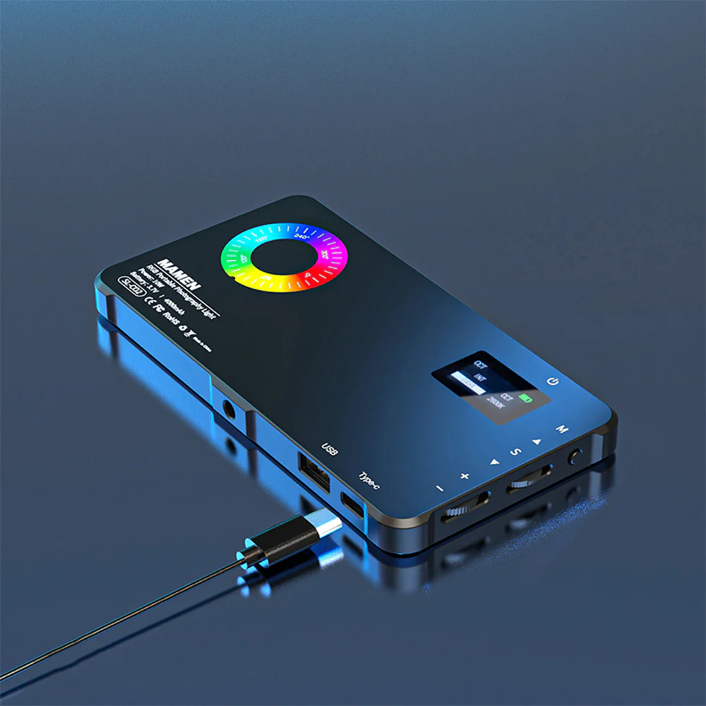 Mamen SL-C02 LED RGB Portable Photography Light - Image 4