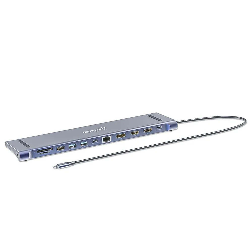 Manhattan CV379 12in1 190305 Type-C 4K Docking Station HUB Co nverter