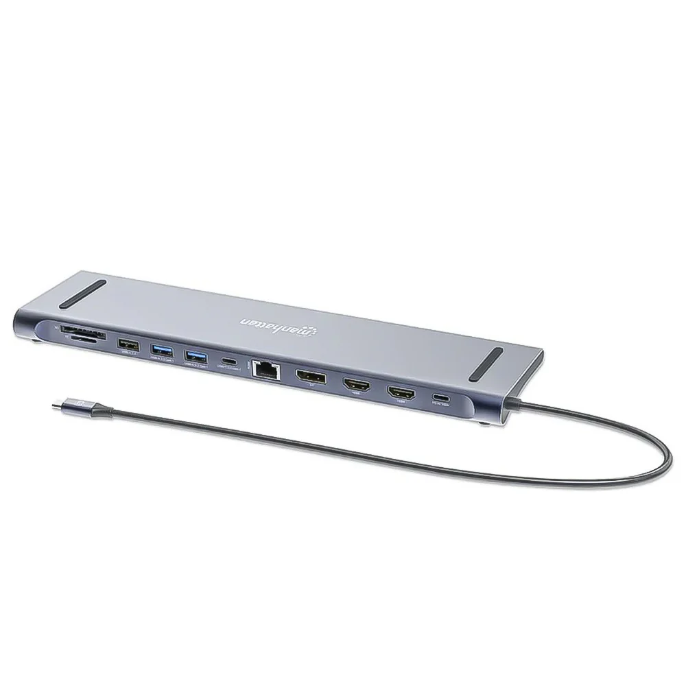 Manhattan CV379 12in1 190305 Type-C 4K Docking Station HUB Co nverter - Image 2