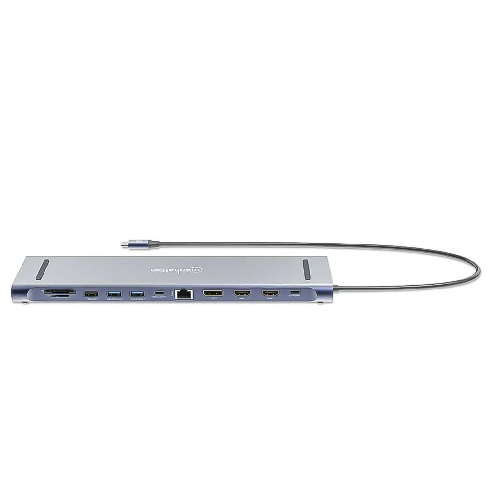 Manhattan CV379 12in1 190305 Type-C 4K Docking Station HUB Co nverter - Image 4