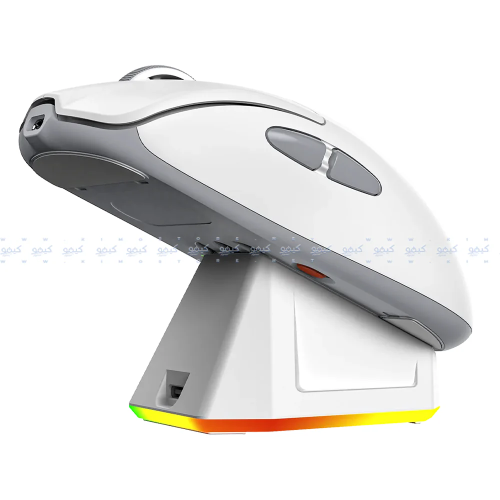 Meetion Air GW39 Triple-Mode Rechargeable Bluetooth Wireless & Wired Mouse 2600DPI With RGB Magnetic Charging Dock - Image 16