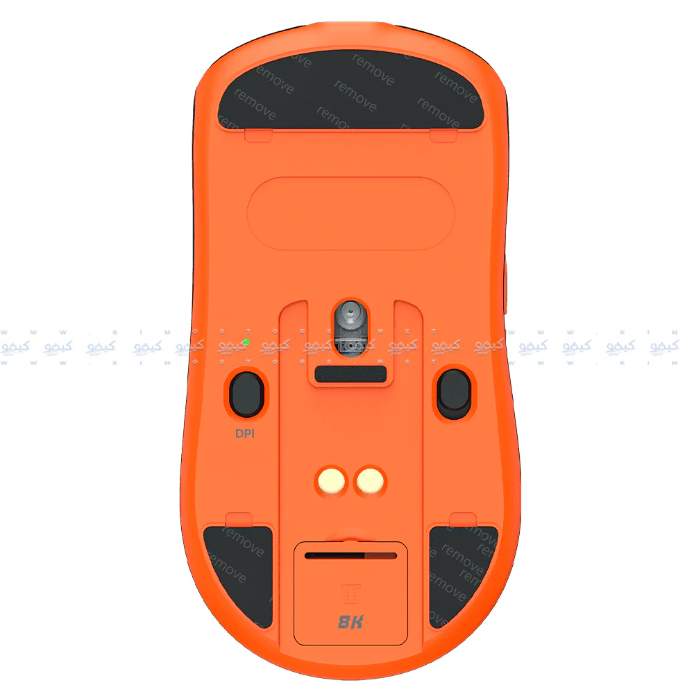 Meetion Air GW39 Triple-Mode Rechargeable Bluetooth Wireless & Wired Mouse 2600DPI With RGB Magnetic Charging Dock - Image 7